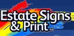 Estate signs and print